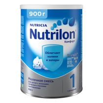 Детская смесь Nutrilon 1 Комфорт молочная с рождения 900 г - купить с ...