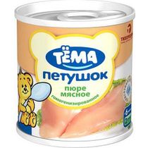 Пюре Тема Петушок гомогенизированное с 6 месяцев 100 г х 6 шт - купить ...