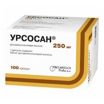 Урсосан капсулы 250 мг 100 шт - купить с доставкой на дом в СберМаркет