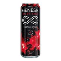 Энергетический напиток Genesis Ruby Star Гранатовый вкус газированный ...