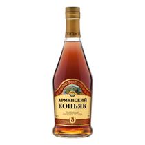 Коньяк Армянский 3 года 40% 0,5 л - купить с самовывозом в СберМаркет