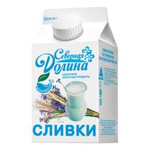 Сливки Северная Долина питьевые пастеризованные 10% БЗМЖ 400 мл ...