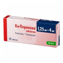 Ко-Перинева таблетки 1,25 мг+4 мг 30 шт - купить с доставкой на дом в ...