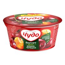 Йогурт Чудо вишня-черешня 2% БЗМЖ 130 г купить для Бизнеса и офиса по ...