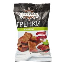 Гренки ржано-пшеничные Штурвал кимчи 100 г - купить с самовывозом в ...