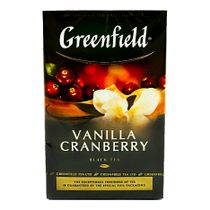 Чай черный Greenfield Vanilla Cranberry листовой 100 г - купить с ...
