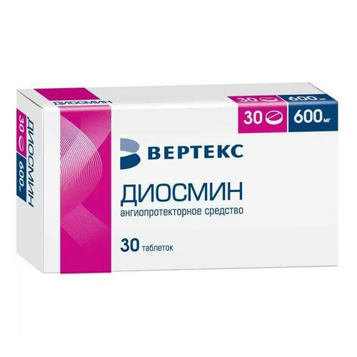 Диосмин таблетки 600 мг 30 шт - купить с доставкой на дом в СберМаркет