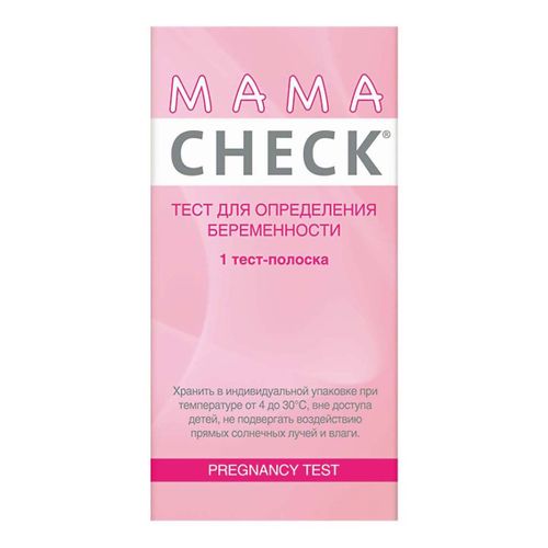 Тест для определения беременности Mama Check № 1 1 шт