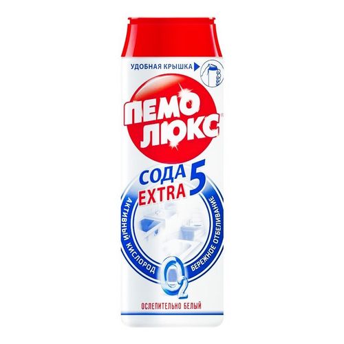 Чистящий порошок Пемолюкс Сода 5 Extra 480 г - купить с доставкой на ...