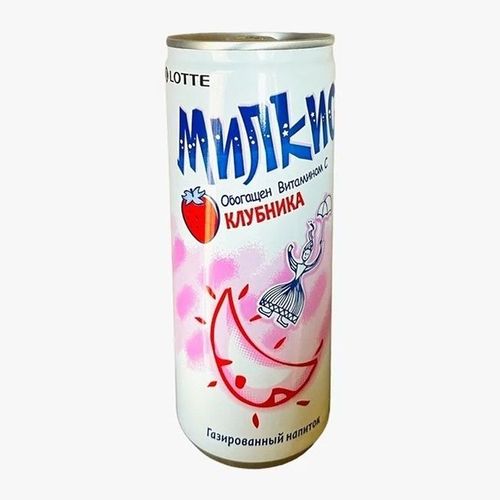 Газированный напиток Lotte Милкис клубника 250 мл - купить с ...