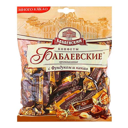 Конфеты шоколадные Бабаевский Бабаевские оригинальные с фундуком и ...