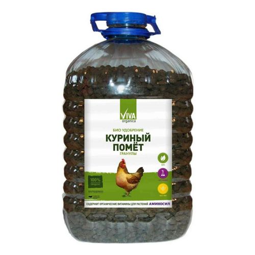 Удобрение Viva Куриный помет 3 л - купить с самовывозом в СберМаркет