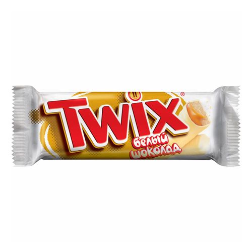 Батончик Twix белый шоколад 55 г - купить с доставкой на дом в СберМаркет