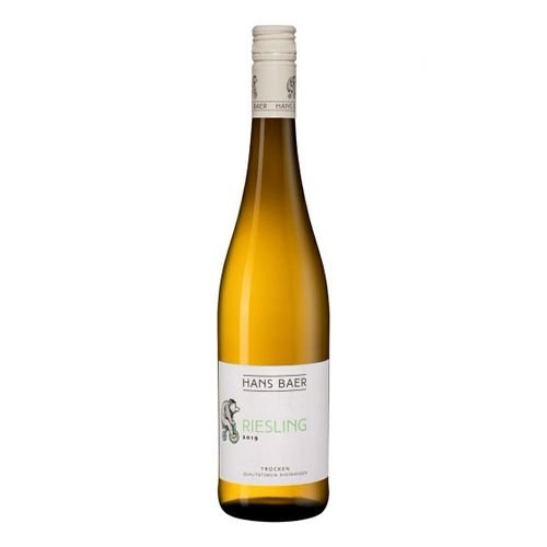 Вино безалкогольное Hans Baer Riesling белое полусухое 750 мл Германия ...