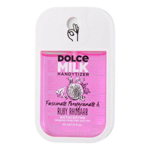Антисептик Dolce Milk Гранат хит-парад & ревень каждый день гель для кожи 45 мл