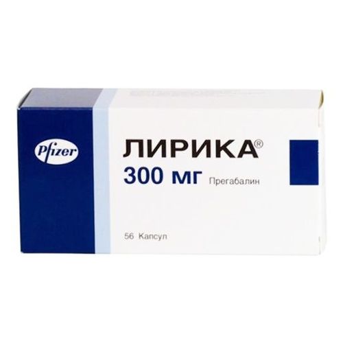 Лирика капсулы 300 мг 56 шт