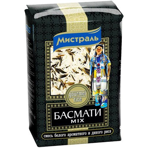 Рис Мистраль Басмати mix 500 г - купить с доставкой на дом в СберМаркет