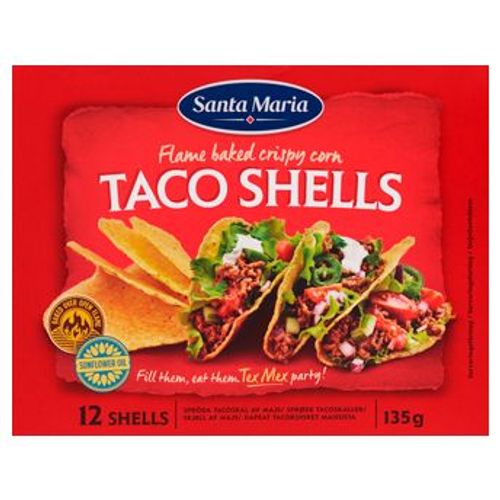 Лепешки Santa Maria Taco Shells Кармашки кукурузные 135 г - купить с ...