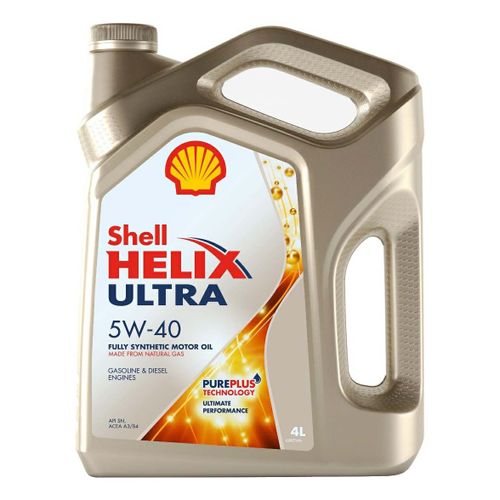 Масло моторное Shell Helix Ultra 5W-40 синтетическое 4 л