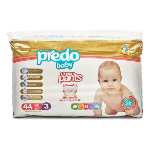 Подгузники-трусики Predo Baby №3 4-9 кг 44 шт купить для Бизнеса и офиса по  оптовой цене с доставкой в СберМаркет Бизнес