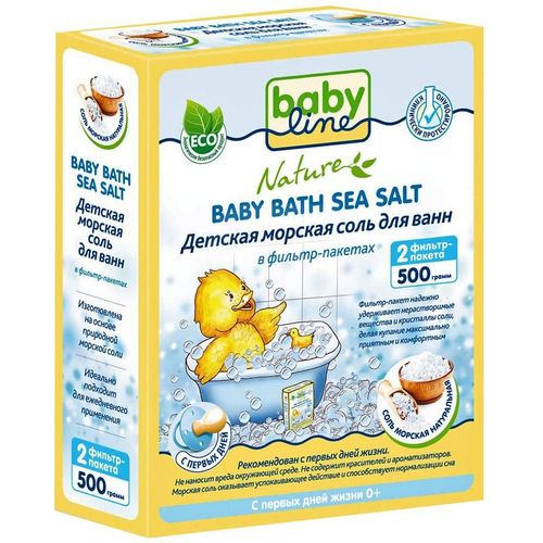 Соль для ванной Baby Line Nature детская 500 г