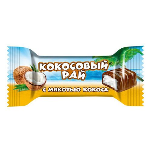 Конфеты Славянка Кокосовый рай с кокосом - купить с доставкой на дом в ...