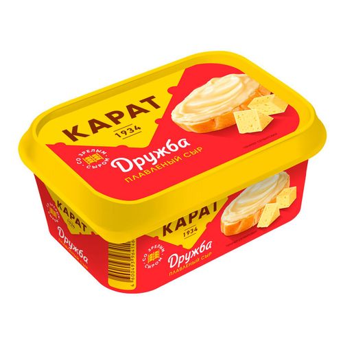 Сыр плавленый Карат Дружба 45% БЗМЖ 400 г купить для Бизнеса и офиса по ...