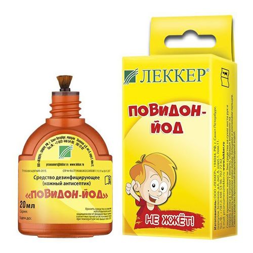 Антисептик для рук Леккер Повидон-йод 20 мл - купить с доставкой на дом ...