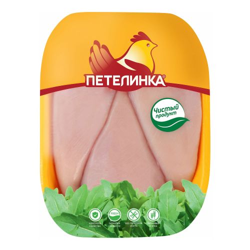 Филе куриное без кожи Петелинка охлажденное ~800 г