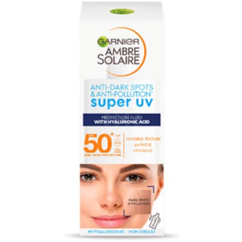 Флюид солнцезащитный Garnier Ambre Solaire для лица SPF50+ 40 мл