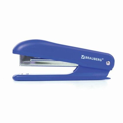 Степлер Brauberg SX-19 № 10 до 12 л с антистеплером синий - купить с ...