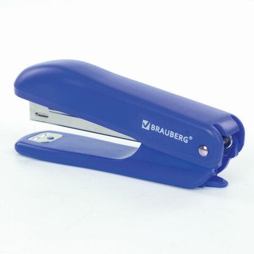 Степлер Brauberg SX-19 № 10 до 12 л с антистеплером синий - купить с ...