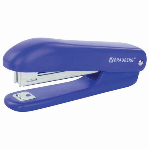Степлер Brauberg SX-19 № 10 до 12 л с антистеплером синий - купить с ...