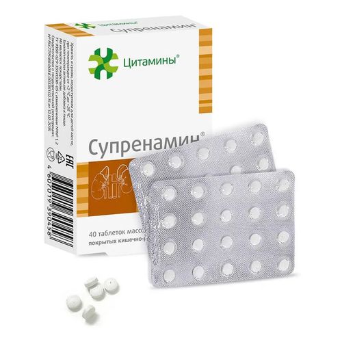 Супренамин таблетки 40 шт - купить с доставкой на дом в СберМаркет