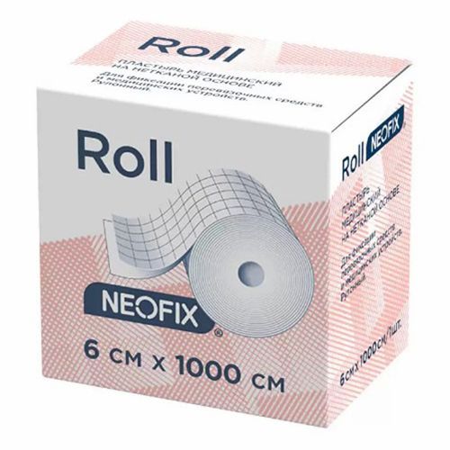 Пластырь для фиксации Neofix медицинский на нетканой основе Roll 6 х .