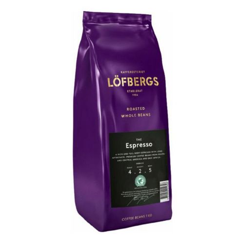 Кофе Lofbergs Espresso в зернах 1 кг - купить с доставкой на дом в ...