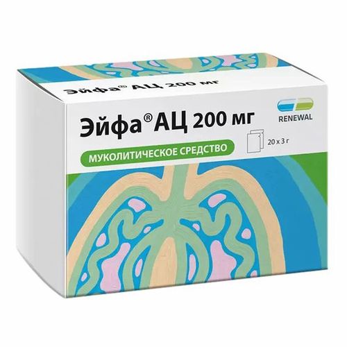 Эйфа АЦ гранулы 200 мг 20 шт -  с доставкой на дом в Сбер
