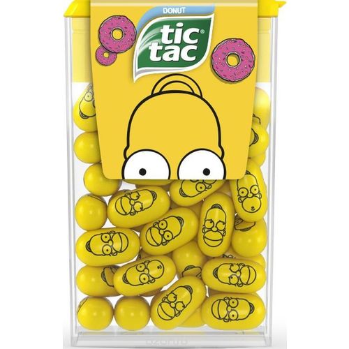Драже Tic Tac Симпсоны со вкусом пончика 16 г - купить с доставкой