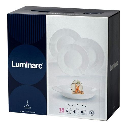 Столовый сервиз Luminarc Louis XV 6 персон 18 предметов - купить с ...