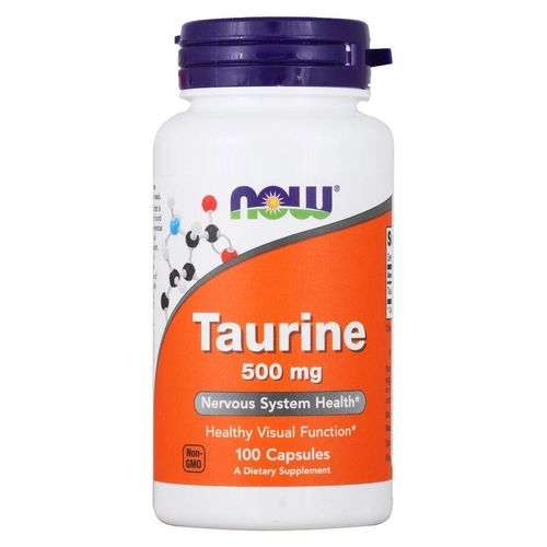 Таурин Now Taurine 500 мг 100 капсул - купить с доставкой на дом в ...