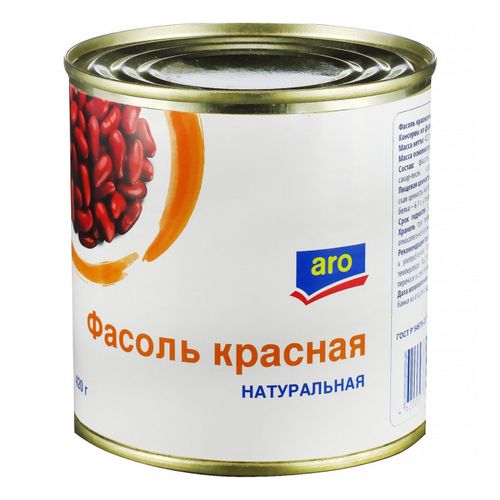 Фасоль Aro красная натуральная 420 г - купить с доставкой на дом в ...