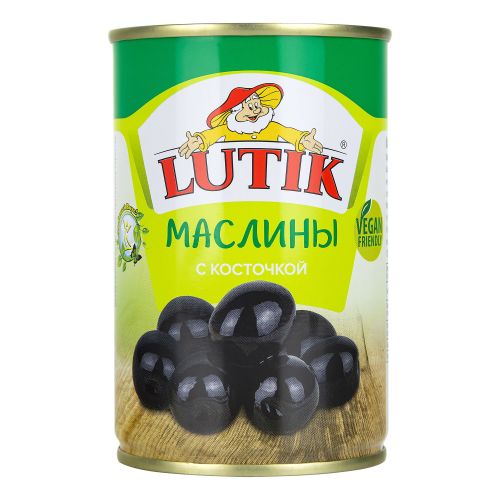 Маслины Lutik с косточкой 280 г - купить с доставкой на дом в СберМаркет