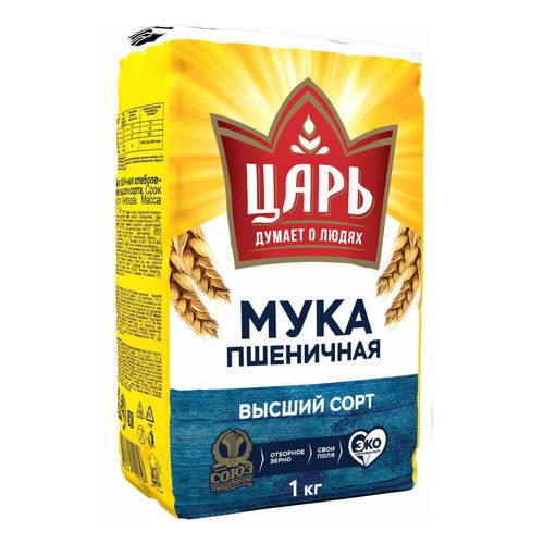 Мука Царь высший сорт 1 кг купить для Бизнеса и офиса по оптовой цене с ...