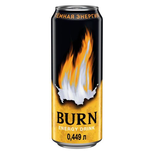 Энергетический напиток Burn Dark Energy газированный безалкогольный 449 ...