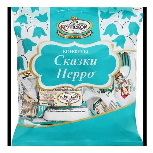 Конфеты вафельные Фабрика имени Крупской Сказки Перро с арахисом купить ...