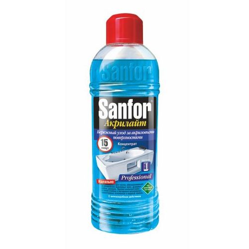Чистящее средство Sanfor Professional Акрилайт для акриловых ванн и ...