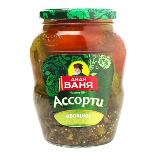 Ассорти овощное Дядя Ваня огурцы и помидоры 680 г купить для Бизнеса и ...