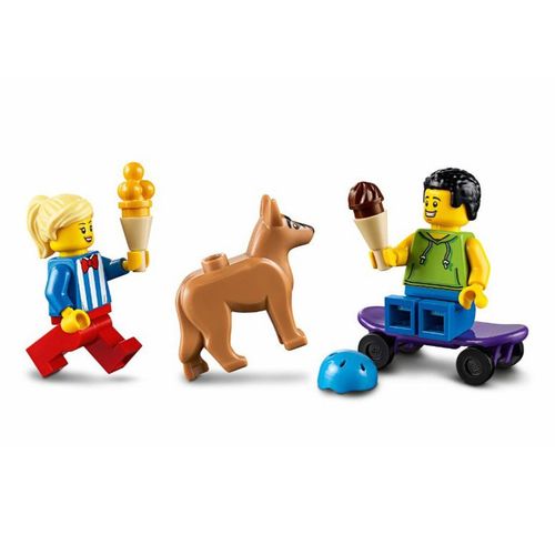 Пластмассовый конструктор Lego City Грузовик мороженщика 200 деталей ...