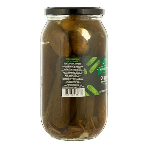 Огурцы Natur Bravo соленые 1 кг - купить с доставкой на дом в СберМаркет