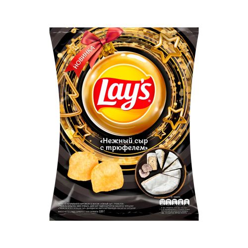 Чипсы картофельные Lay's Нежный сыр с трюфелем 120 г купить для Бизнеса ...